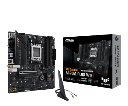 Płyta główna ASUS Płyta główna TUF GAMING A620M-PLUS WIFI AM5 4DDR5 HDMI/DP mATX